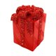 thumbnail image 3 of Estatua decorativa de resina en forma de caja, figura en miniatura, decoración para sala de estar Rojo, 3 of 9