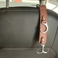 thumbnail image 5 of Multifunctional Car Hook for Headrests and Seat Backrests - Hidden Design, Easy Installation, Durable Leather, Beige - Perfect Storage Solution for Various Car Models, 5 of 6