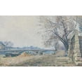 thumbnail image 2 of Maximilien Luce 18x13 Black Ornate Wood Framed Double Matted Museum Art Print Titled - The Solferino Bridge (1884), 2 of 5