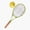 1pcs, variant on Tennis Racket Ball Pencil Art Vinyl Decal Sticker