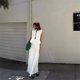 thumbnail image 2 of Conjunto elegante de 2 piezas para mujer, camisa sin mangas, falda larga, Top con volantes y cordones, traje de oficina, 2024, 2 of 5