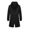 thumbnail image 5 of Womens Jackets Long Hooded Coat Plus Size Windbreaker Elegant Ladies Comfortable Loose Trench Coats Womens Rain Coats Ski Jackets Women Cheer Jackets for Women Rain Jacket Fitted Wind Women Hooded, 5 of 5
