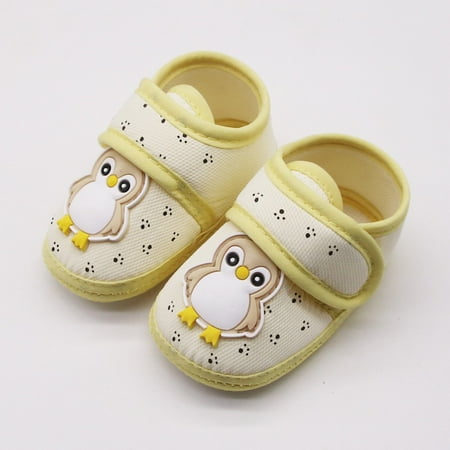 

Hunpta Toddler Shoes Infant Baby Girls Boy Prewalker Penguin Cartoon Single Shoes