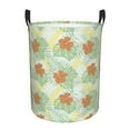 thumbnail image 2 of Goofa Tropical Flowers Printed Circular Hamper,Laundry Basket with Handles,Storage Baskets Foldable,Large Capacity Laundry Hamper-, 2 of 8