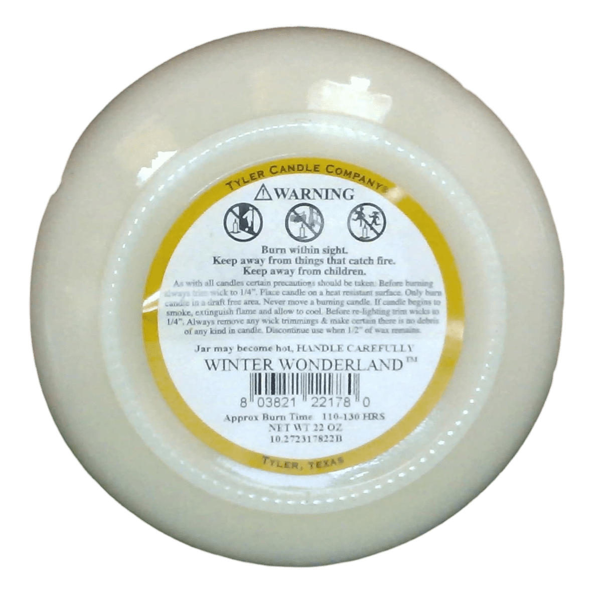 Tyler Candle Company - Winter Wonderland - 22oz jar candle