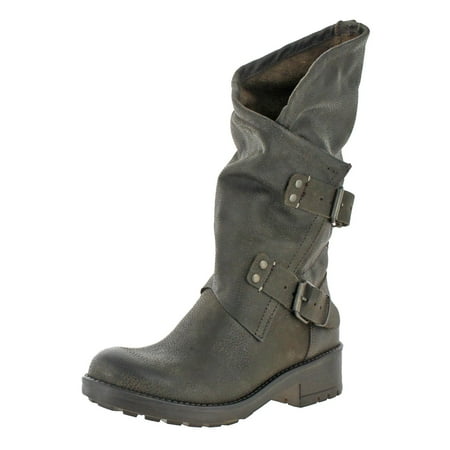 Shift Motorcycle Boots - Womens Alida Mid-Calf Pull On Motorcycle Boots