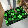 thumbnail image 6 of Vwrxbz St. Patrick's Day Doormat Shamrock Clover Door Mat Non Slip Rubber Backing, Indoor Outdoor Entryway Floor Rug for Home Porch Farmhouse Decor, 16x24 in, 6 of 6