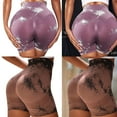 thumbnail image 2 of Aellinatey Womens High Waist Round Hip Push Up Shorts Scrunch Butt Lifting Joggings Shorts, 2 of 16