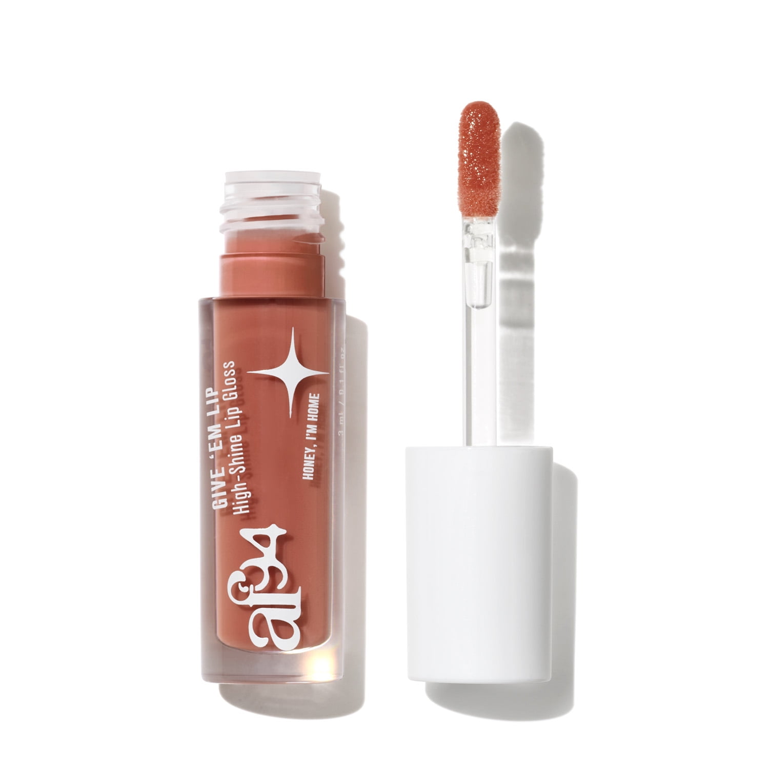 af94 Give Em Lip High Shine Lip Gloss, Honey Im Home, Pink