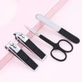 thumbnail image 4 of Juego de manicura Kit profesional de cortaúñas Herramientas para el cuidado de la pedicura - Kit de aseo para mujeres de acero inoxidable 18 piezas para viajes o hogar Rosa, 4 of 5