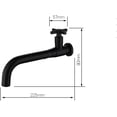 Tap Pool Wall Mount Basin Faucet Outdoor Garden Spout Mop Pool Tap Wash Faucet ...