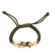 thumbnail image 2 of Pulseras trenzadas Sunnimix Encantos Moda Popular para Hombres Verde, 2 of 6