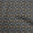 thumbnail image 1 of oneOone Cotton Jersey Black Fabric Birds Rooster Craft Projects Decor Fabric Printed By The Yard 58 Inch Wide, 1 of 5