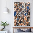 thumbnail image 5 of Jackson Pollock Canvas Wall Art Framed 《Untitled No.15》 Print Paintings Poster Canvas Poster Wall Art Picture Prints Hanging Photo Gift Decor Home Posters Artworks 24x36inch(60x90cm), 5 of 6