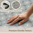 thumbnail image 6 of ODIKA 8'x10' Washable Area Rug Farmhouse Trellis Repeating Border Neutral Geometric Juniper for King Size Bedroom Under Bed, Master Suite, Non-Shedding, Easy Care, 6 of 7