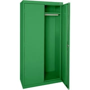 Elite Series Wardrobe Cabinet with Adjustable Shelf, 36"W x 24"D x 72"H, Primary Green