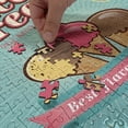 thumbnail image 4 of Ambesonne Ice Cream Jigsaw Puzzle, Words Toppings, Heirloom-Quality Fun Activity for Family Durable Cardboard, 1000 pcs, Seafoam Pink Pale Yellow, 4 of 5