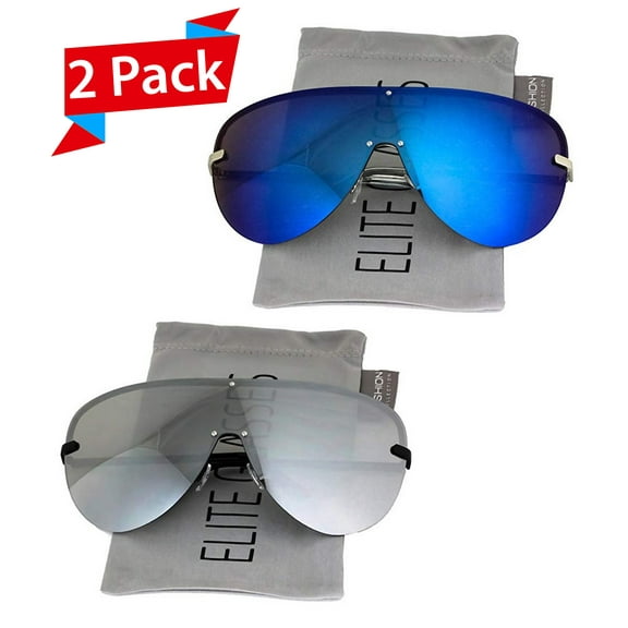 Elite XXXL OVERSIZED Huge Big MASK SHIELD Half Face Owen Large Sunglasses