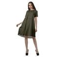 thumbnail image 4 of Moomaya Short Sleeve Dresses Women Scoop Neckline Printed Dresses With Pockets, 4 of 6
