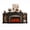 Black, variant on BOSHIRO 100" Electric Fireplace with Mantel and Cabinets, Fireplace TV Stand with 42" Insert Heater, LED Light Power Outlet for Living Room, Black