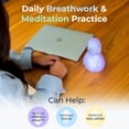 thumbnail image 4 of Mindsight Breathing Buddha Guided Visual Meditation Light, Mindfulness and Breathing Tool for Adults and Kids, Rechargeable Silicone Relaxation Lamp, 4 of 14