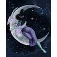 thumbnail image 2 of Popp, Grace 12x14 White Modern Wood Framed Museum Art Print Titled - Star Sorceress II, 2 of 4