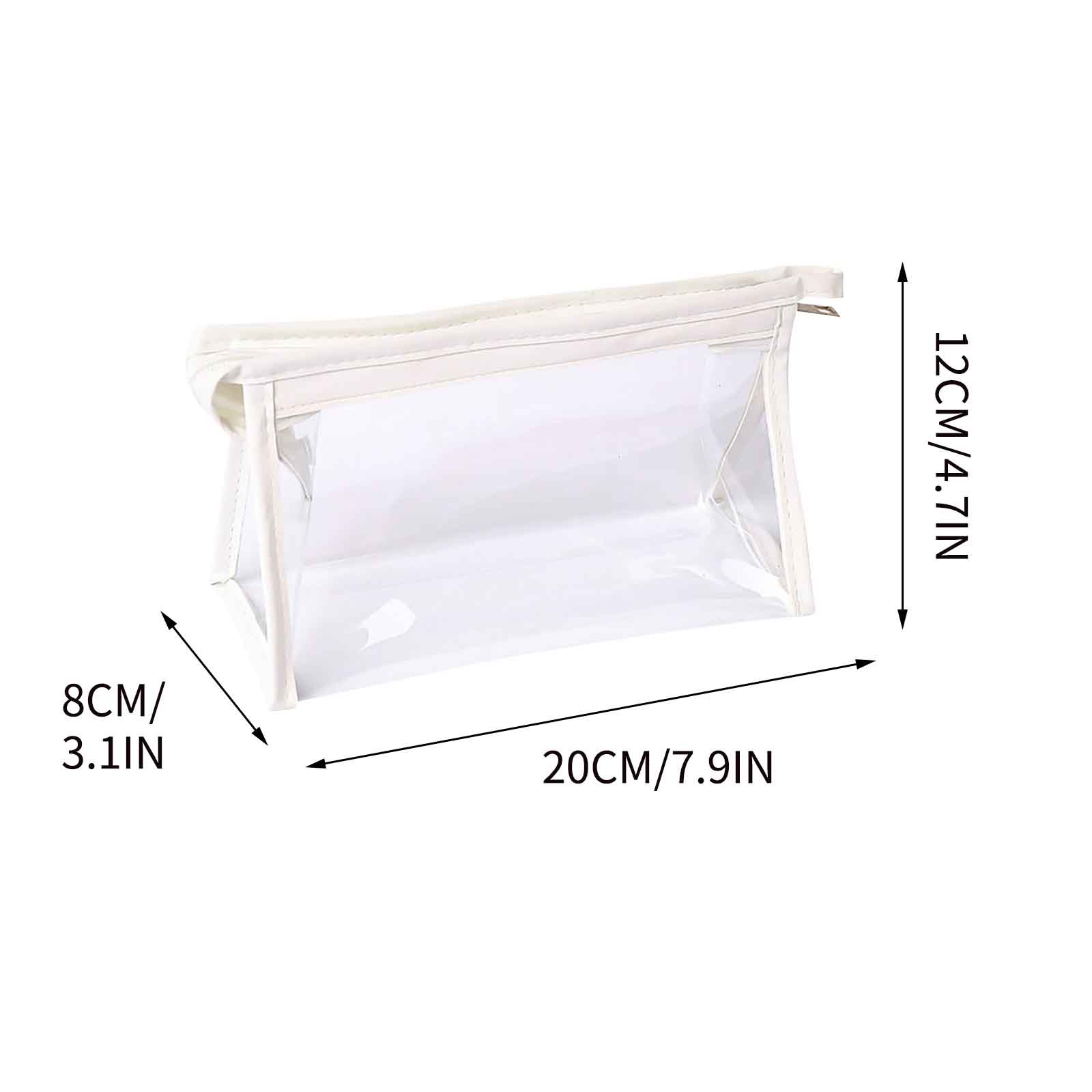 Liamobondopolis Fashion Transparent Pen Bag Student Large-capacity ...