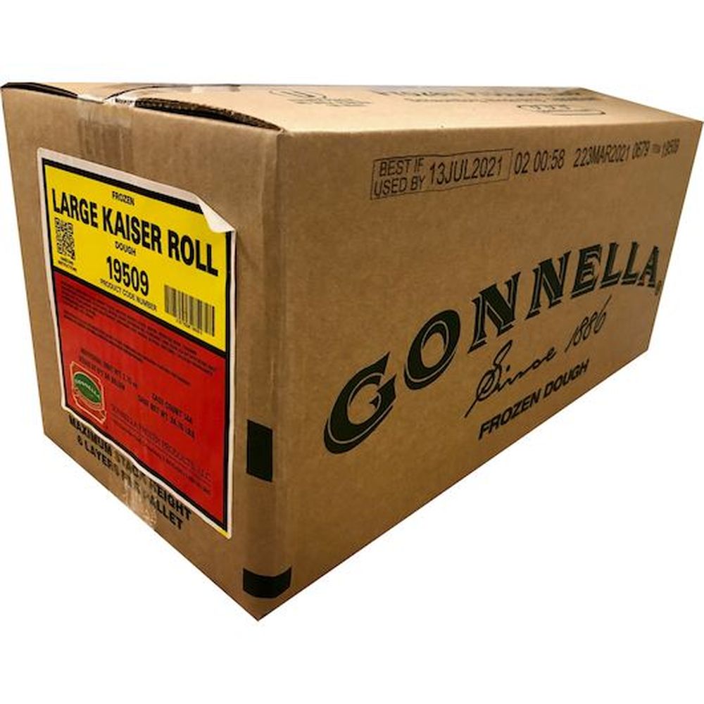Gonnella Large Kaiser Roll Dough, 2.75 Ounce -- 144 per case
