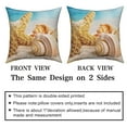 thumbnail image 2 of Dashan Nautical Coastal Throw Pillow Covers 18x18 Set of 4,Starfish Seashell Decorative Pillow Cases for Bedroom Sofa Couch, 2 of 6