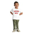 thumbnail image 3 of Think Im Awesome Should See My Uncle Toddler Boy Girl T Shirt Infant Toddler Brisco Brands 5T, 3 of 6