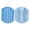 Blue, variant on Dual-Use Silicone Pet Grooming Brush for Bath & Shedding Control - Gentle Massage Brush for Dogs and Cats During Washing, Scrubbing, and Deshedding at Home