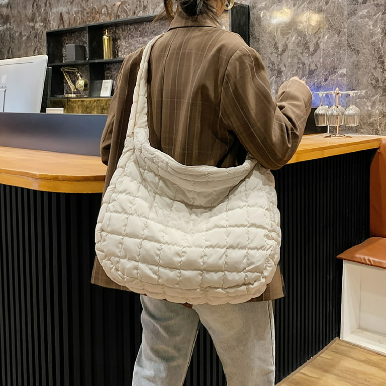 Small Crossbody Purse Cute Shoulder Bag White Argyle Handbags
