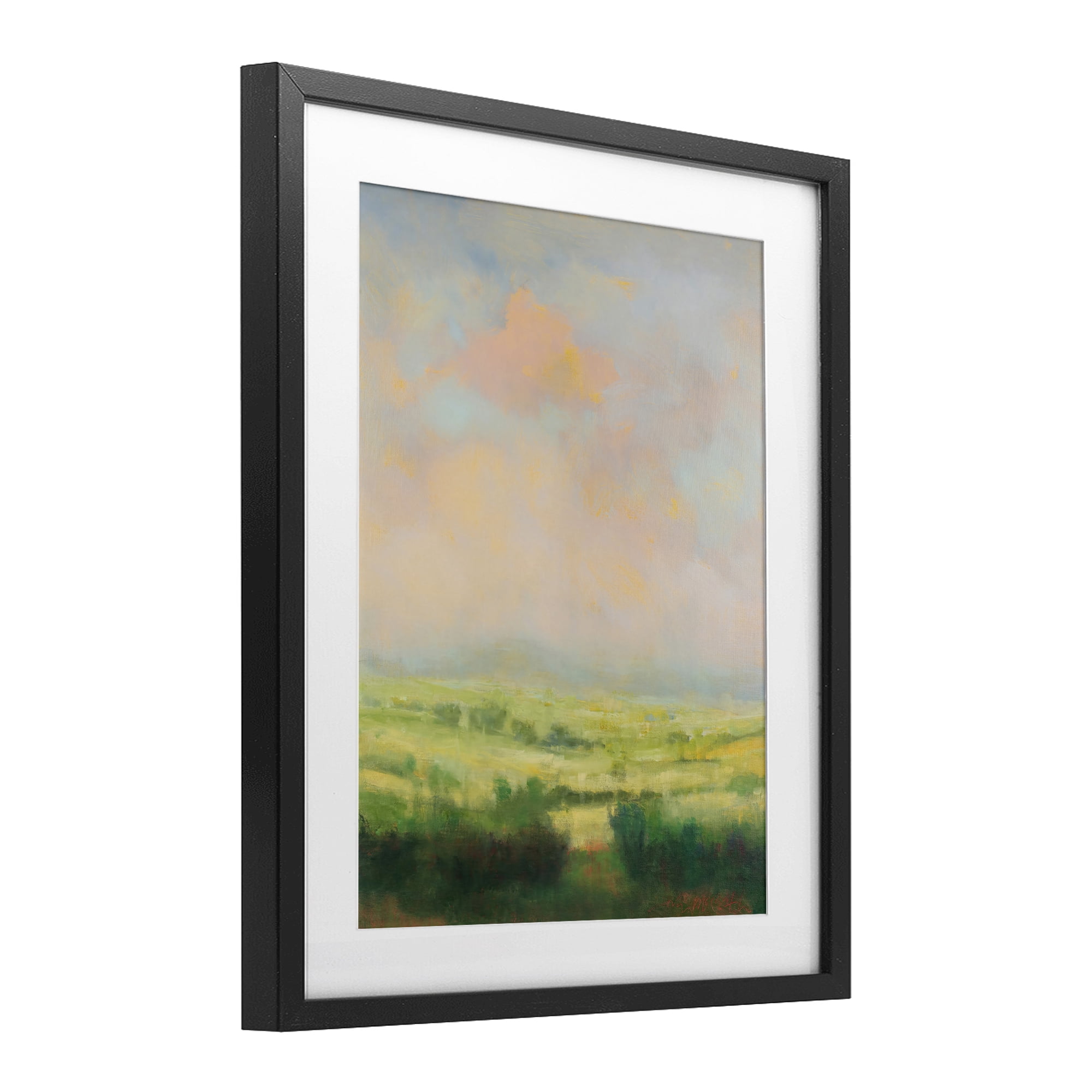 Stupell Industries Springtime Farnese Landscape Black Framed Print Under Glass, design by William McCarthy