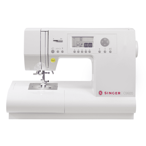 SINGER® C9920 Computerized Sewing Machine with Accessories | 810 built-in stitches deliver 1,163 Stitch Applications | 5 Lettering Fonts, Mirror Imaging, LCD Screen, Metal Frame
