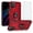 Red, variant on Asuwish Compatible with iPhone 13 6.1 inch Phone Case Tempered Glass Screen Protector Slim Magnetic Ring Holder Stand Hybrid Protective Cell Cover for iPhone13 5G i13 iPhone13case Women Men Red