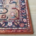 thumbnail image 3 of SAFAVIEH Tucson Otis Traditional Machine Washable Runner, 2'6" x 12', Beige/Blue, 3 of 8