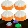 thumbnail image 1 of 4 Pack Pumpkin Lights with Remote and Timer Adjustable LED Pumpkin Lights with Hooks Jack O Lantern Flameless Pumpkin Candle Light Halloween LED Pumpkin Lights Battery Operated, 1 of 9