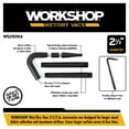 thumbnail image 3 of WORKSHOP Wet/Dry Vacs Shop Vacuum Accessories WS25051A Gutter Cleaning Kit for Wet Dry Vacuum Cleaners, 2-1/2-inch Vac Attachments Designed For Cleaning and Blowing Debris from Gutters C80, 3 of 3