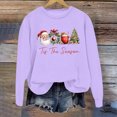 thumbnail image 2 of WEAIXIMIUNG Sweat-Shirt Camouflage pour Femmes Mode Hiver Festif Imprimé de Noël Col Rond, 2 of 3
