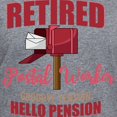 thumbnail image 3 of CafePress - Retired Postal Worker Funny Postman Hello T Shirt - Women's V-Neck Dark T-Shirt, 3 of 4