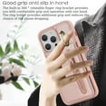 thumbnail image 4 of iPhone 13 pro Case with Card Holder for Women, iPhone 13 pro Phone Case Wallet with Credit Card with Ring Kickstand Zipper Shockproof Slim Stand Case for iPhone13pro - Rose Gold, 4 of 6