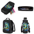 thumbnail image 3 of ZUXONGSY Splatter Painting Turtle Print 4pcs Kids Backpack School Bag for Boys Girls Elementary Primary Bookbag with Lunch Box Pencil Case and Water Bottle Holder 4 In 1 Daypack Rucksack Satchel, 3 of 6