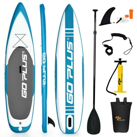 Goplus 11' Inflatable Stand up Paddle Board Surfboard Water Sport All Skill Level