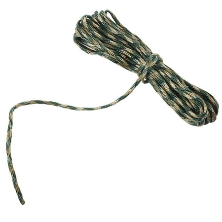 

7 Rope Paracord Parachute Rope Resistant Camping Color: Camo (2) Length: 8M