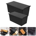 thumbnail image 4 of 2pcs Toast Mold Loaf Pan with Lid Nonstick Loaf Pan Carbon Steel Bread Pan Kitchen Loaf Pan, 4 of 8