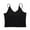 Black, variant on XBASW Seamless Camisole Tops for Womens Built in Bra Women's Spaghetti Strap Tank Tops S-XL