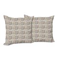 thumbnail image 6 of Ambesonne Music Throw Pillow Cover 2 Pack, String Quartet Violins, 18", Reseda Green Warm Taupe, 6 of 6