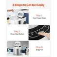 thumbnail image 6 of Portable Countertop Ice Maker Machine, Makes 33 Pounds of Ice per Day, Self-Cleaning Feature with Scoop & Basket, Perfect for Home, Office, Bar, and Camping, 6 of 11