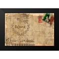 thumbnail image 2 of Allen, Kimberly 18x13 Black Modern Framed Museum Art Print Titled - Postcard Rome, 2 of 5