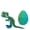 Blue-green, variant on Easter Eggs Filled with Dinosaur  3D Printed Animals Mystery Crystal Dragon Egg with Articulated Tyrannosaurus Rex, Easter Basket Stuffers Fidget